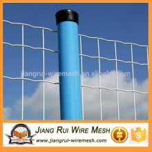 Green PVC Coated Euro Style Metal Weld Wire Mesh Holland Fence